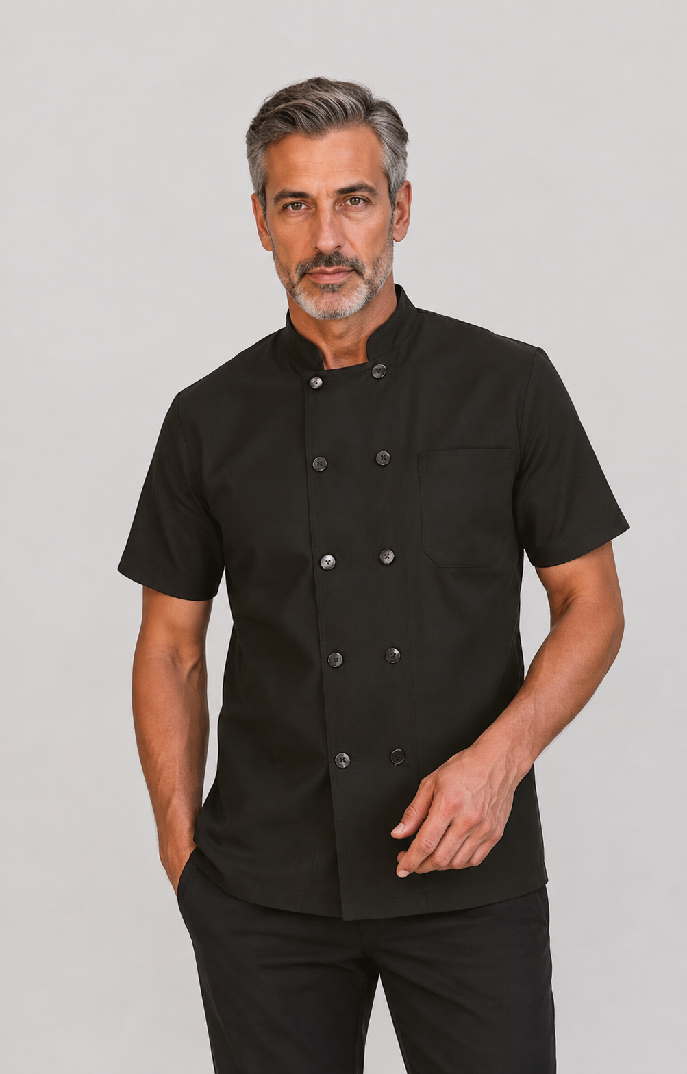 CHAQUETA CHEF MANGA CORTA